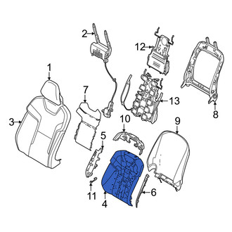 Volvo OE - Front Left Seat Back Cushion