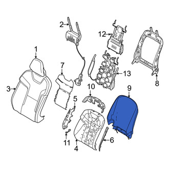 Volvo OE - Front Left Seat Back Panel