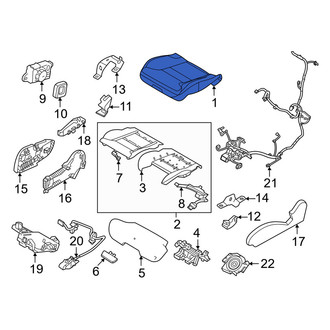 Volvo OE - Front Right Seat Cover