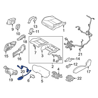 Volvo OE - Front Right Seat Track Position Sensor
