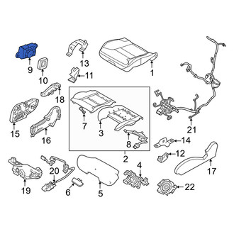 Volvo OE - Front Right Power Seat Switch