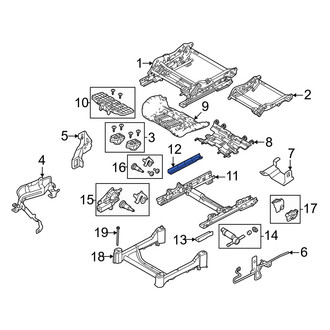 Volvo OE - Front Right Outer Seat Track Cover