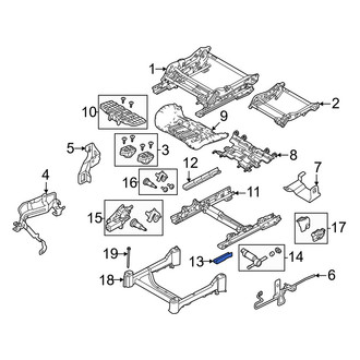 Volvo OE - Front Right Inner Seat Track Cover