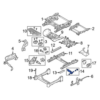 Volvo OE - Front Right Seat Motor