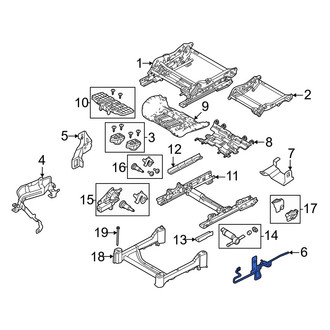 Volvo OE - Front Right Inner Seat Frame Bracket