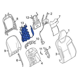 Volvo OE - Front Right Seat Lumbar Support Cushion