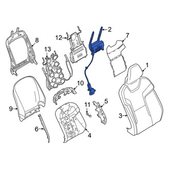 Volvo OE - Front Right Headrest Guide