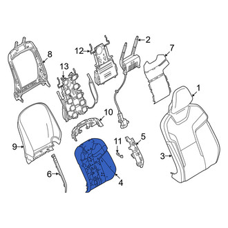 Volvo OE - Front Left Seat Back Cushion