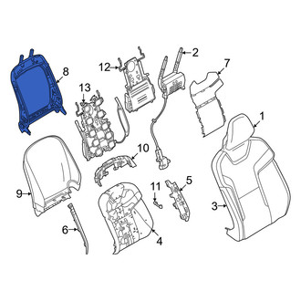 Volvo OE - Front Left Seat Back Frame