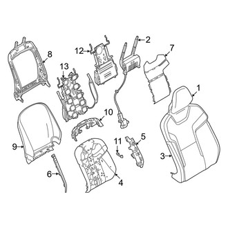 Volvo OE - Front Left Headrest