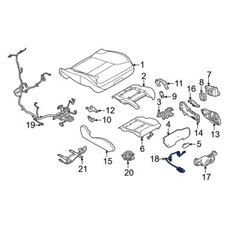Volvo OE - Front Left Seat Track Position Sensor