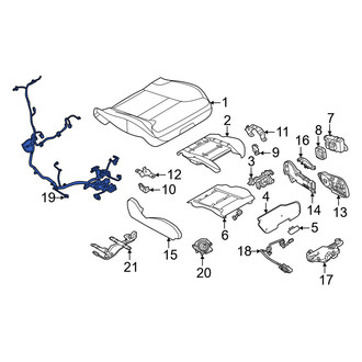 Volvo OE - Front Left Power Seat Wiring Harness