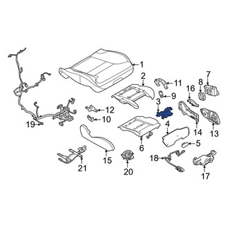 Volvo OE - Left Seat Cushion Bracket