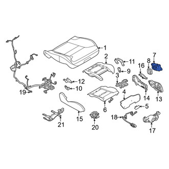 Volvo OE - Front Left Power Seat Switch
