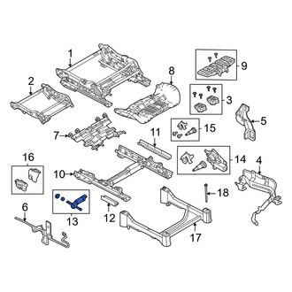 Volvo OE - Front Left Seat Motor