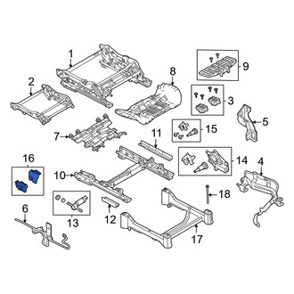 Volvo OE - Front Left Seat Track Cover