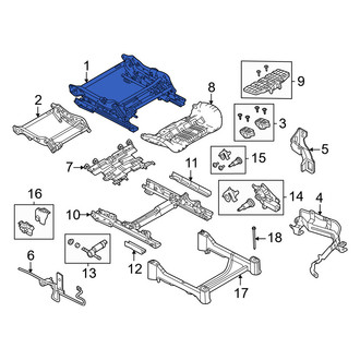 Volvo OE - Front Left Seat Track