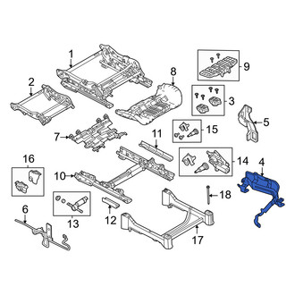 Volvo OE - Front Left Outer Seat Frame Bracket