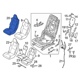 Volvo OE - Center Headrest