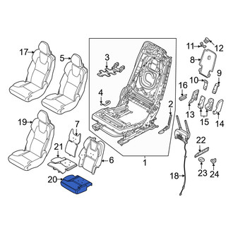 Volvo OE - Center Left Seat Cushion Foam
