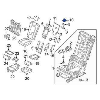 Volvo OE - Seat Belt Guide Cap