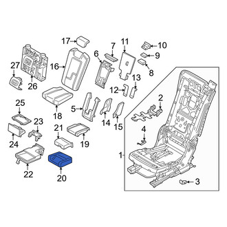 Volvo OE - Center Seat Cushion Foam
