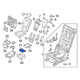 Volvo OE - Center Seat Cover