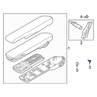 Volvo OE - Seat Armrest Screw
