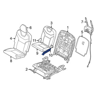 Volvo OE - Rear Left Seat Trim Panel
