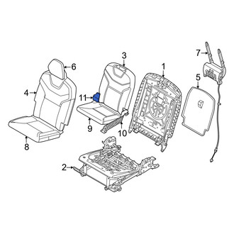 Volvo OE - Rear Seat Hinge Cover