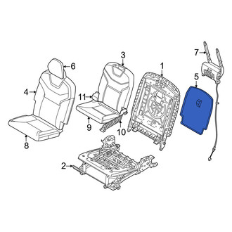 Volvo OE - Rear Seat Back Panel