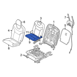 Volvo OE - Rear Left Seat Cushion Foam