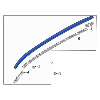 Volvo OE - Left Roof Molding