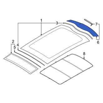Volvo OE - Sunroof Molding