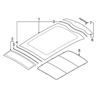 Volvo OE - Glass Roof Panel
