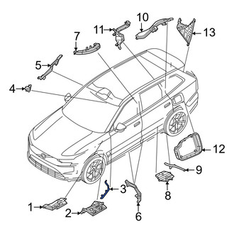 Volvo OE - Left Lower Outer Body A-Pillar Seal
