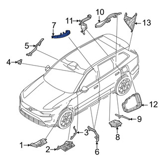 Volvo OE - Door Pillar Post Seal