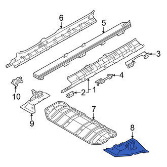 Volvo OE - Right Floor Pan Reinforcement
