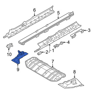 Volvo OE - Left Floor Pan Reinforcement
