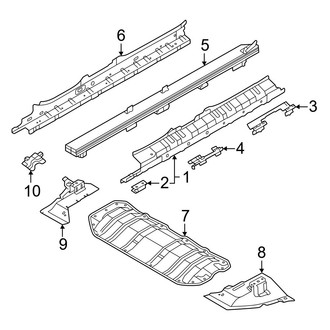 Volvo OE - Pillars, Rocker & Floor - Floor & Rails