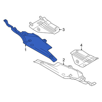 Volvo OE - Front Right Floor Pan Splash Shield