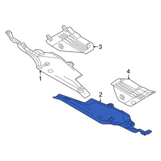 Volvo OE - Front Left Floor Pan Splash Shield