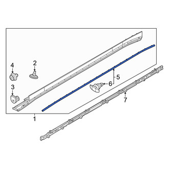 Volvo OE - Rocker Panel Molding Trim Insert