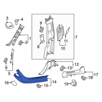 Volvo OE - Front Left Door Sill Plate