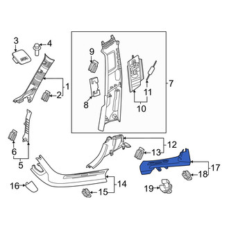 Volvo OE - Left Door Sill Plate Cap