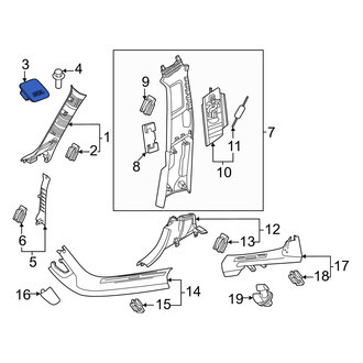 Volvo OE - Body A-Pillar Trim Panel Cap