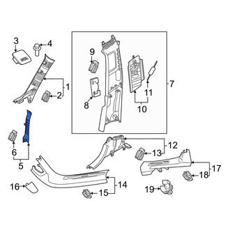 Volvo OE - Left Kick Panel Trim