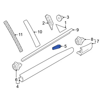 Volvo OE - Left Door Molding Bracket