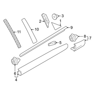 Volvo OE - Front Door - Exterior Trim