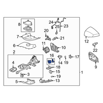 Volvo OE - Park Assist Camera Housing